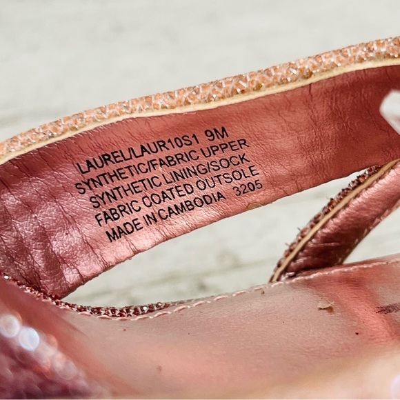 Steve Madden Women’s Laurel Rainbow Glitter Platform Sandals Ankle Strap Size 10 - Picture 12 of 14